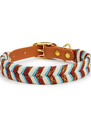 Dog Fashion Collar For Ladies Handmade Design Pet Colorful Neck Ring Small Medium and Large Dogs Lead-collar Wear Supplies