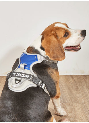 Dog Harness NO PULL Outdoor Walking Breathable Reflective Adjustable Small Dog Harness for Medium Large Dogs Pet Supplies