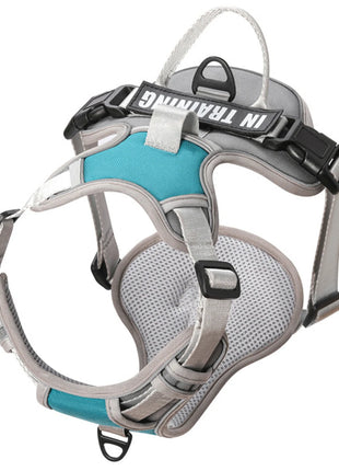 Dog Harness NO PULL Outdoor Walking Breathable Reflective Adjustable Small Dog Harness for Medium Large Dogs Pet Supplies