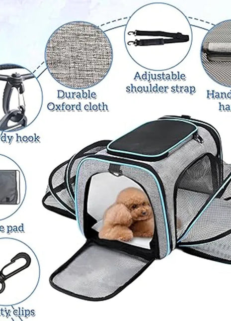 Pet Carriers Backpack Portable Breathable Foldable Cat Bag Transport for Cats Dog Carrier Bags Outdoor Travel Pets Transport Bag