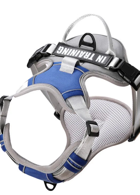 Dog Harness NO PULL Outdoor Walking Breathable Reflective Adjustable Small Dog Harness for Medium Large Dogs Pet Supplies