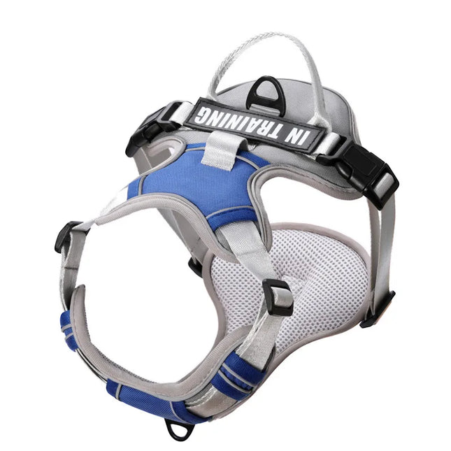 Dog Harness NO PULL Outdoor Walking Breathable Reflective Adjustable Small Dog Harness for Medium Large Dogs Pet Supplies