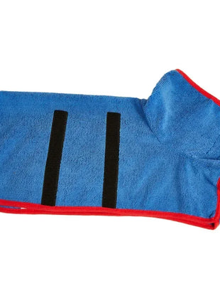 Dog Bathrobe Towel Bath Robe Pet Fast Drying Coat Soft Adjustable Absorbent Towel For Large Medium Small Dogs