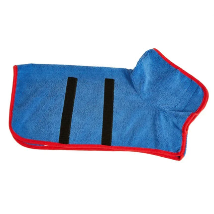 Dog Bathrobe Towel Bath Robe Pet Fast Drying Coat Soft Adjustable Absorbent Towel For Large Medium Small Dogs