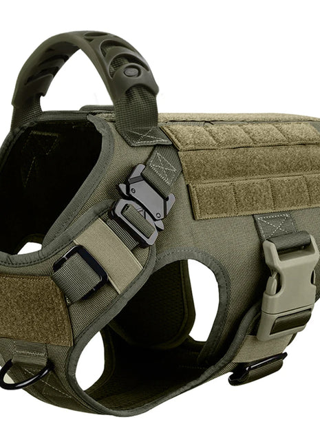 Military Large Dog Harness Training Pet Vest for French Bulldog German Shepherd Malinois Tactical Harnesses For Dogs Accessories