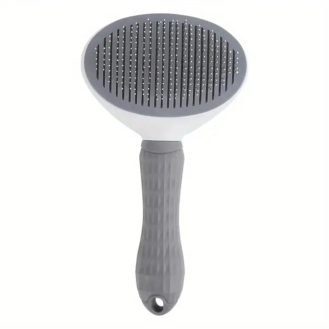 Dog brush, cat brush, self-cleaning pet brush for combing long and short hair dogs, cats, rabbits, etc. to remove loose hair