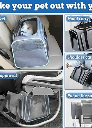 Pet Carriers Backpack Portable Breathable Foldable Cat Bag Transport for Cats Dog Carrier Bags Outdoor Travel Pets Transport Bag