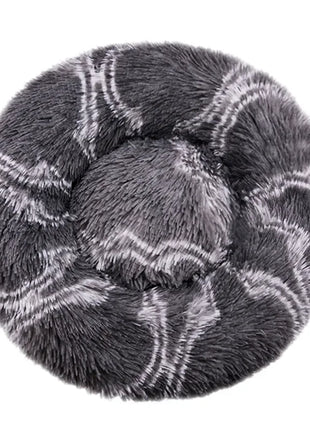 40-90cm Round Pet Bed for Large Dog Bed Super Soft Cat Bed Long Plush Dog House for Medium Dog House Winter Warm Sleeping
