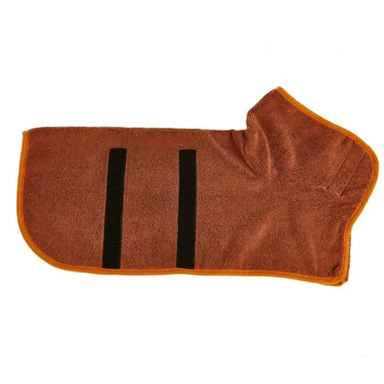 Dog Bathrobe Towel Bath Robe Pet Fast Drying Coat Soft Adjustable Absorbent Towel For Large Medium Small Dogs