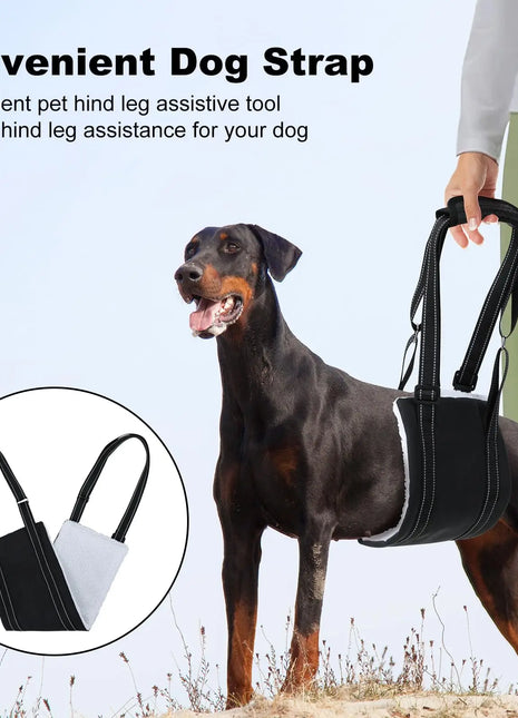Dog Lift Harness Adjustable Dog Sling for Back Legs Support Rehab Harness for Weak Rear Legs Pet Aid Assist Tool For Elderly Dog