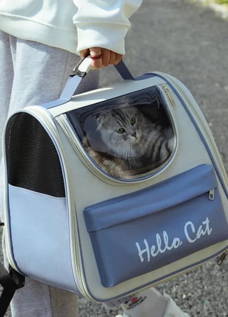 Cat Carrier Bags Windproof Outdoor Travel Backpack for Cat Small Dogs Transport Carrying Bag Cat Backpack Carriers With Cushion