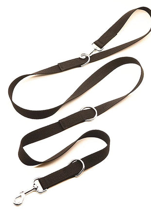 Dog Leashes Outdoor Dog Chain  Control Dog Lead Leash Adjustable Training Double Ended 2.5M Police Style Safety Pet Dogs Walking