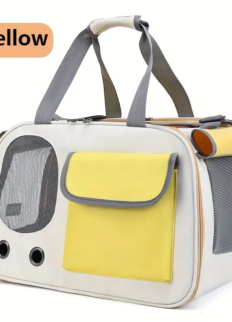 1Pcs Portable Pet Carrier Cat Bag For Cats And Dogs Ideal For Travel And Outdoor Activities Suitable For Cats And Small Dogs