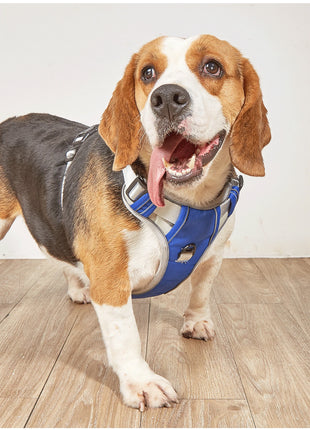 Dog Harness NO PULL Outdoor Walking Breathable Reflective Adjustable Small Dog Harness for Medium Large Dogs Pet Supplies
