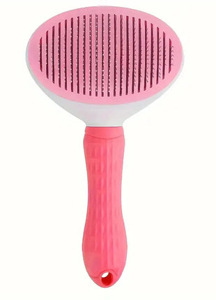 Dog brush, cat brush, self-cleaning pet brush for combing long and short hair dogs, cats, rabbits, etc. to remove loose hair