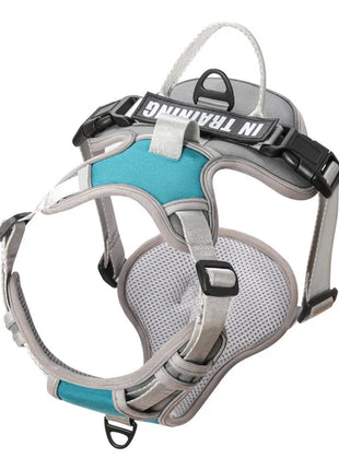 Dog Harness NO PULL Outdoor Walking Breathable Reflective Adjustable Small Dog Harness for Medium Large Dogs Pet Supplies