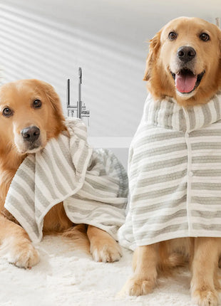 Bathrobe For Dogs Quick-Drying Dog Bath Towel Dog Bath Accessories