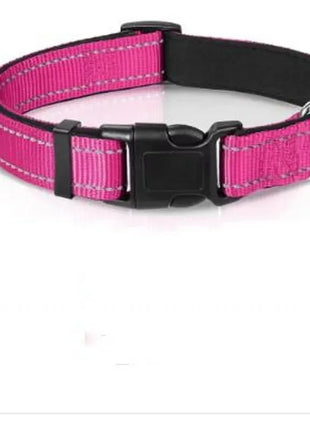 Dog Collar Reflective Adjustable Breathable Nylon Soft Padded DurableePet Collar for Small Medium Large Dog Bone Rope