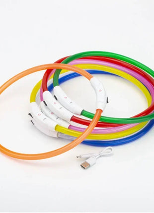 Led Dog Collar Luminous Usb Cat Dog Collar 3 Modes Led Light Glowing Loss Prevention LED Collar For Dogs Pet Dog Accessories