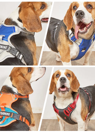 Dog Harness NO PULL Outdoor Walking Breathable Reflective Adjustable Small Dog Harness for Medium Large Dogs Pet Supplies