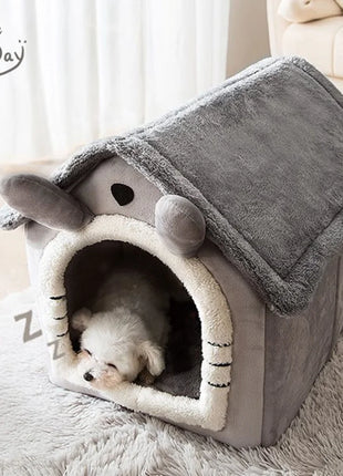 Cat /Dog bed Foldable Pet Sleepping Bed removable and washable cat house kennel for dog house indoor cat nest