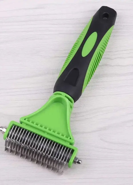 Professional Dog Brush, Light and Efficient, Safe and Easy To Use Pet Comb, Rake, Remove Undercoat Knots, Wooden Handle