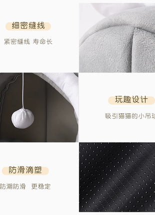 Cat Bed House For Indoor Winter Warm Deep Sleep Comfort Pet Basket Cozy Little Mat With Ball Small Dog Kitten Accessories