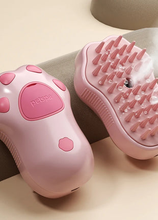 3 in 1 Steamy Pet Dog Brush Cat Steam Brush Electric Spray Cat Hair Brush Comb Massage Pet Grooming Tool Loose Hair Supplies