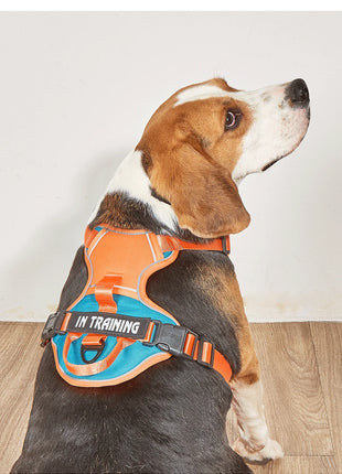 Dog Harness NO PULL Outdoor Walking Breathable Reflective Adjustable Small Dog Harness for Medium Large Dogs Pet Supplies