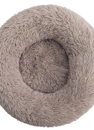 40-90cm Round Pet Bed for Large Dog Bed Super Soft Cat Bed Long Plush Dog House for Medium Dog House Winter Warm Sleeping