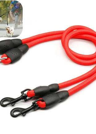 Dog Leash Double Leashes for Dogs Walking Detachable Dog Chains Two Dogs Double Leashes Walker Pet Supplies Accessories Pet Belt