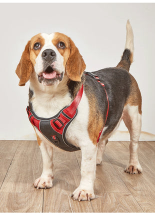 Dog Harness NO PULL Outdoor Walking Breathable Reflective Adjustable Small Dog Harness for Medium Large Dogs Pet Supplies