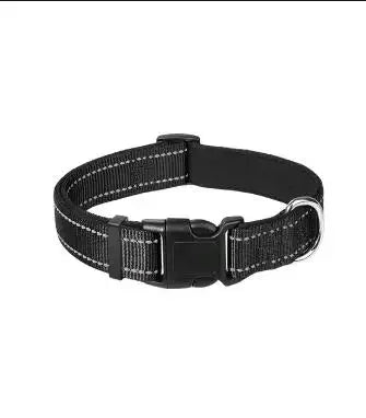 Dog Collar Reflective Adjustable Breathable Nylon Soft Padded DurableePet Collar for Small Medium Large Dog Bone Rope