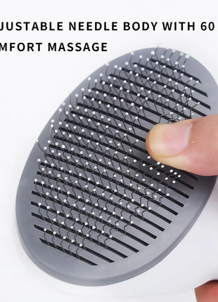 Dog brush, cat brush, self-cleaning pet brush for combing long and short hair dogs, cats, rabbits, etc. to remove loose hair