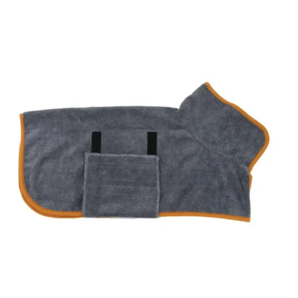 Dog Bathrobe Towel Bath Robe Pet Fast Drying Coat Soft Adjustable Absorbent Towel For Large Medium Small Dogs