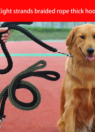 Dog leash for effective training and comfortable walking strong and durable braid suitable for large dogs dog training leash